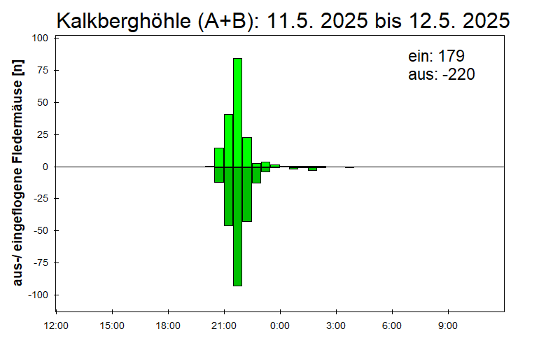 [Fledermaus] Lichtschranke: Segeberger Kalkberg (NABU Schleswig-Holstein)