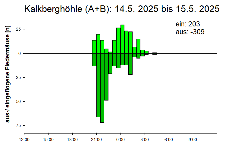 [Fledermaus] Lichtschranke: Segeberger Kalkberg (NABU Schleswig-Holstein)