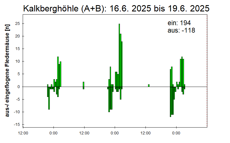 [Fledermaus] Lichtschranke: Segeberger Kalkberg (NABU Schleswig-Holstein)