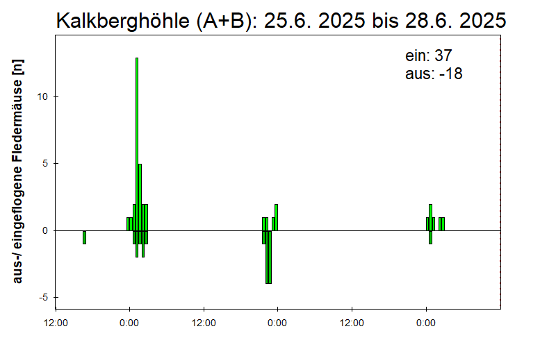 [Fledermaus] Lichtschranke: Segeberger Kalkberg (NABU Schleswig-Holstein)