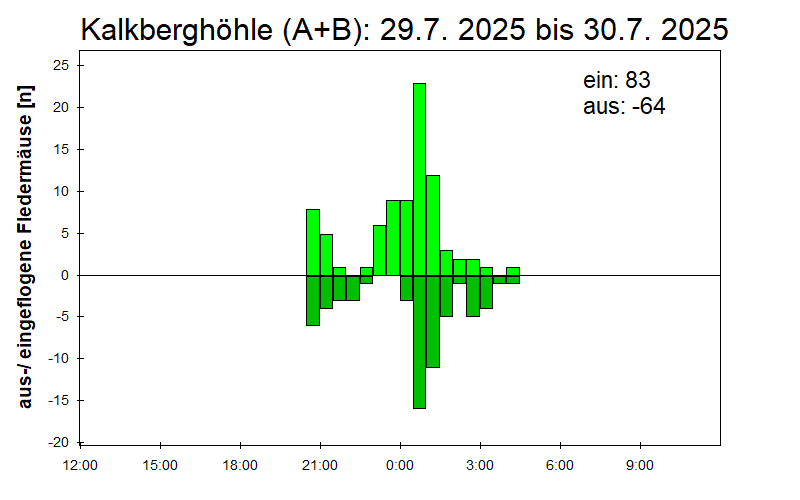 [Fledermaus] Lichtschranke: Segeberger Kalkberg (NABU Schleswig-Holstein)