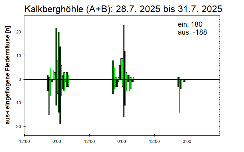 [Fledermaus] Lichtschranke: Segeberger Kalkberg (NABU Schleswig-Holstein)