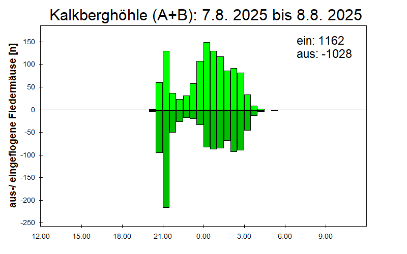 [Fledermaus] Lichtschranke: Segeberger Kalkberg (NABU Schleswig-Holstein)