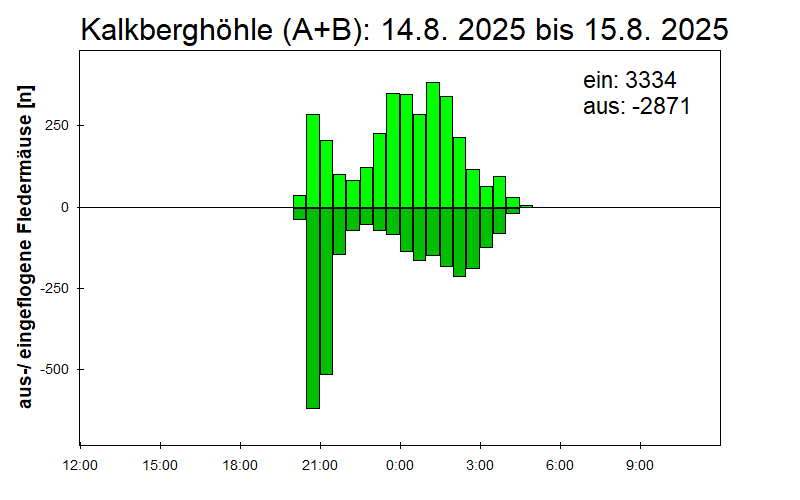 [Fledermaus] Lichtschranke: Segeberger Kalkberg (NABU Schleswig-Holstein)