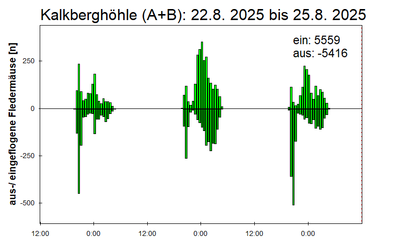 [Fledermaus] Lichtschranke: Segeberger Kalkberg (NABU Schleswig-Holstein)