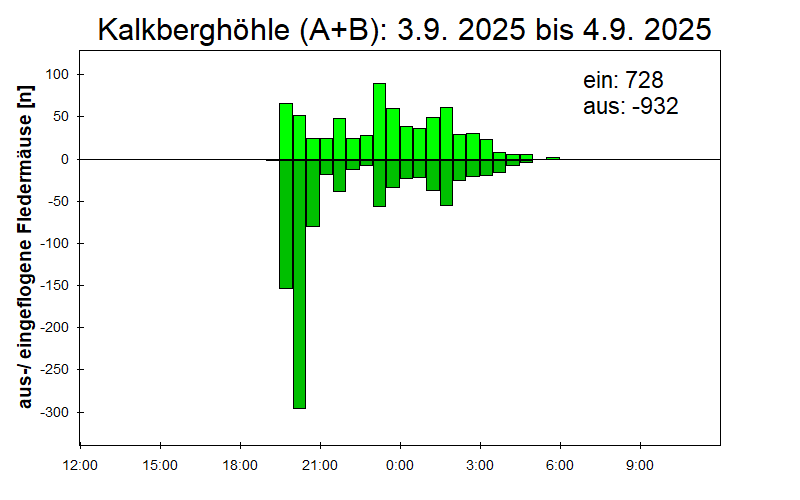 [Fledermaus] Lichtschranke: Segeberger Kalkberg (NABU Schleswig-Holstein)