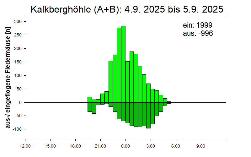 [Fledermaus] Lichtschranke: Segeberger Kalkberg (NABU Schleswig-Holstein)