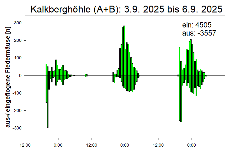[Fledermaus] Lichtschranke: Segeberger Kalkberg (NABU Schleswig-Holstein)