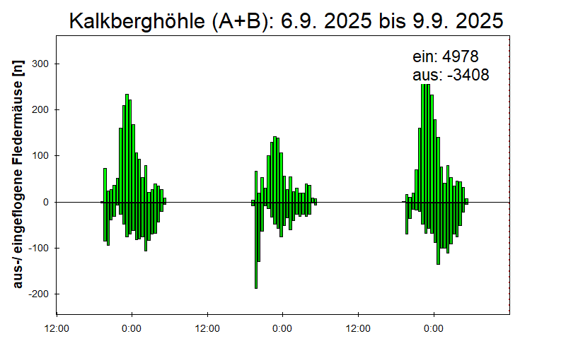 [Fledermaus] Lichtschranke: Segeberger Kalkberg (NABU Schleswig-Holstein)