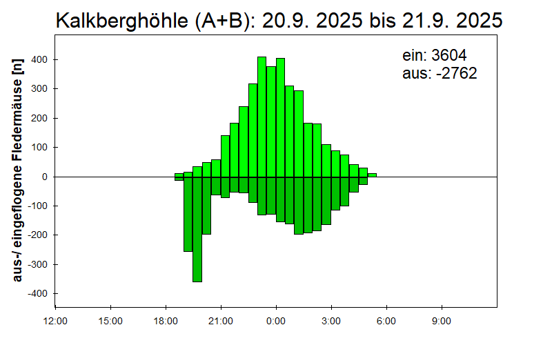 [Fledermaus] Lichtschranke: Segeberger Kalkberg (NABU Schleswig-Holstein)