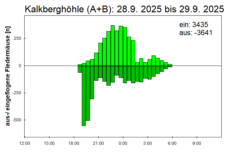 [Fledermaus] Lichtschranke: Segeberger Kalkberg (NABU Schleswig-Holstein)