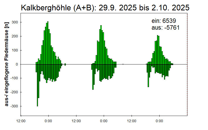 [Fledermaus] Lichtschranke: Segeberger Kalkberg (NABU Schleswig-Holstein)