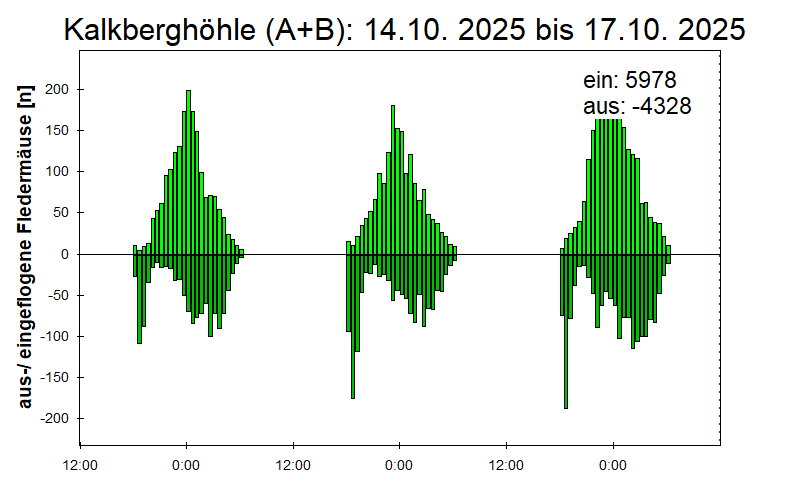 [Fledermaus] Lichtschranke: Segeberger Kalkberg (NABU Schleswig-Holstein)
