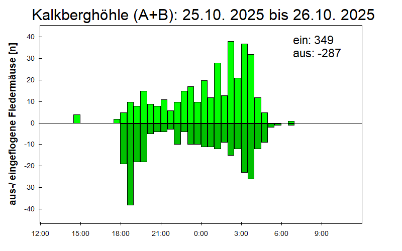 [Fledermaus] Lichtschranke: Segeberger Kalkberg (NABU Schleswig-Holstein)