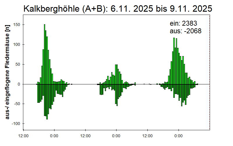 [Fledermaus] Lichtschranke: Segeberger Kalkberg (NABU Schleswig-Holstein)