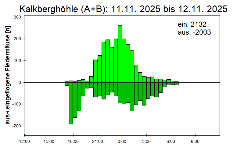 [Fledermaus] Lichtschranke: Segeberger Kalkberg (NABU Schleswig-Holstein)