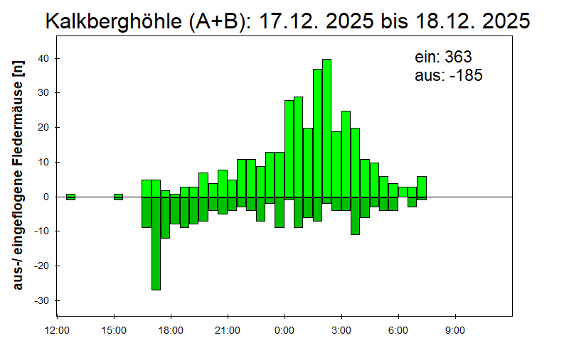 [Fledermaus] Lichtschranke: Segeberger Kalkberg (NABU Schleswig-Holstein)