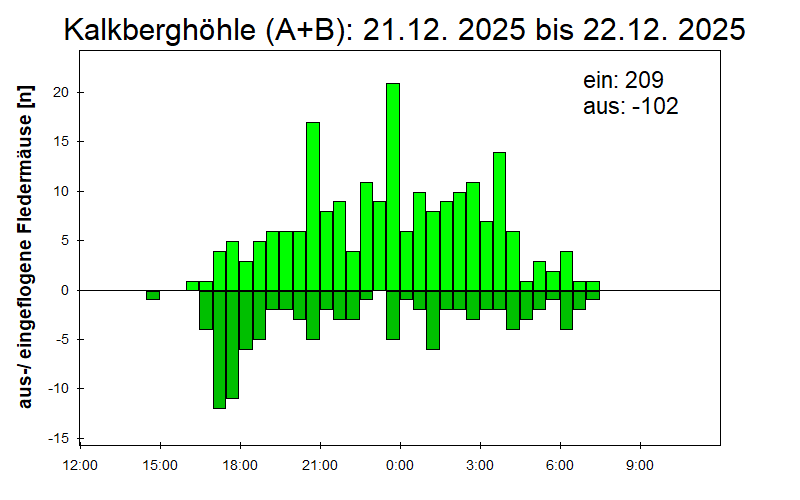 [Fledermaus] Lichtschranke: Segeberger Kalkberg (NABU Schleswig-Holstein)