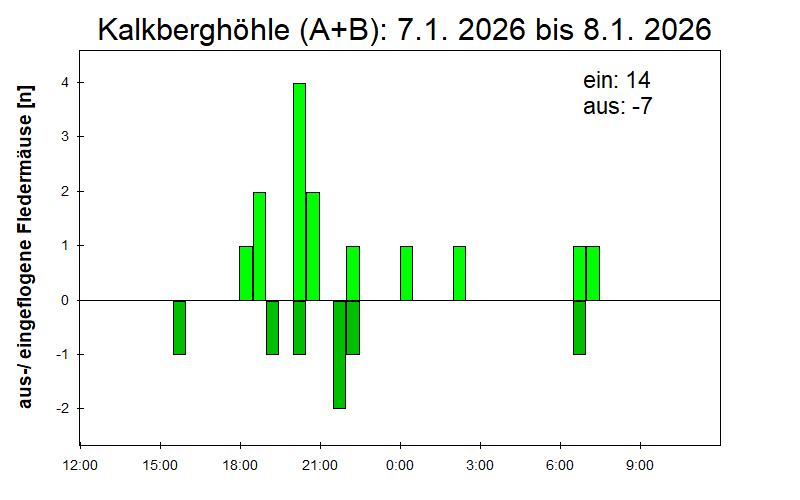 [Fledermaus] Lichtschranke: Segeberger Kalkberg (NABU Schleswig-Holstein)