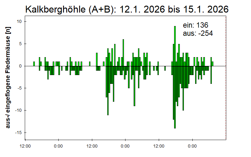 [Fledermaus] Lichtschranke: Segeberger Kalkberg (NABU Schleswig-Holstein)