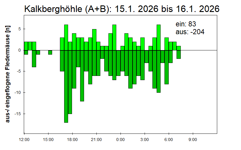 [Fledermaus] Lichtschranke: Segeberger Kalkberg (NABU Schleswig-Holstein)