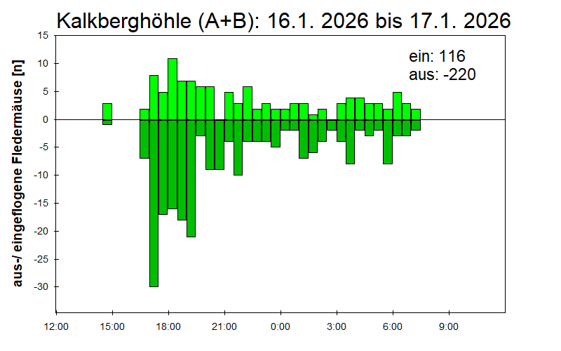 [Fledermaus] Lichtschranke: Segeberger Kalkberg (NABU Schleswig-Holstein)