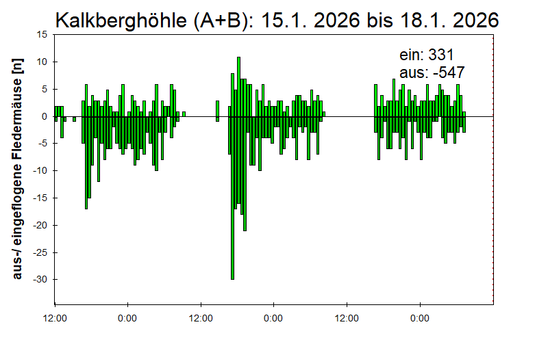 [Fledermaus] Lichtschranke: Segeberger Kalkberg (NABU Schleswig-Holstein)