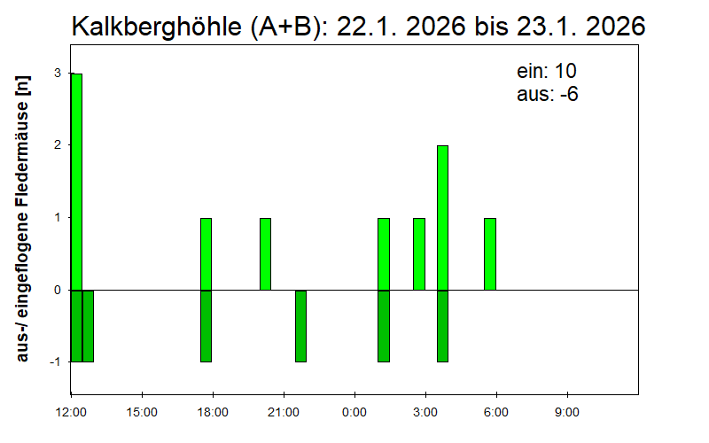 [Fledermaus] Lichtschranke: Segeberger Kalkberg (NABU Schleswig-Holstein)