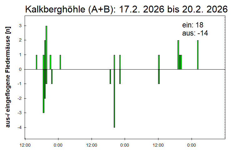 [Fledermaus] Lichtschranke: Segeberger Kalkberg (NABU Schleswig-Holstein)