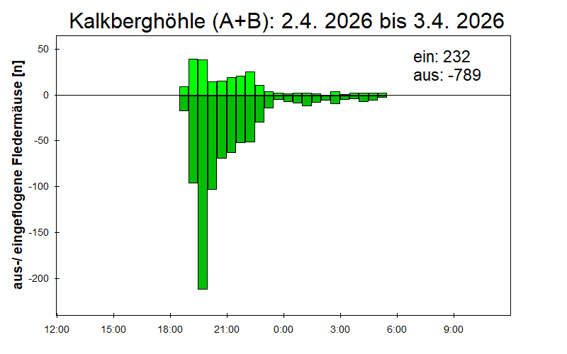 [Fledermaus] Lichtschranke: Segeberger Kalkberg (NABU Schleswig-Holstein)