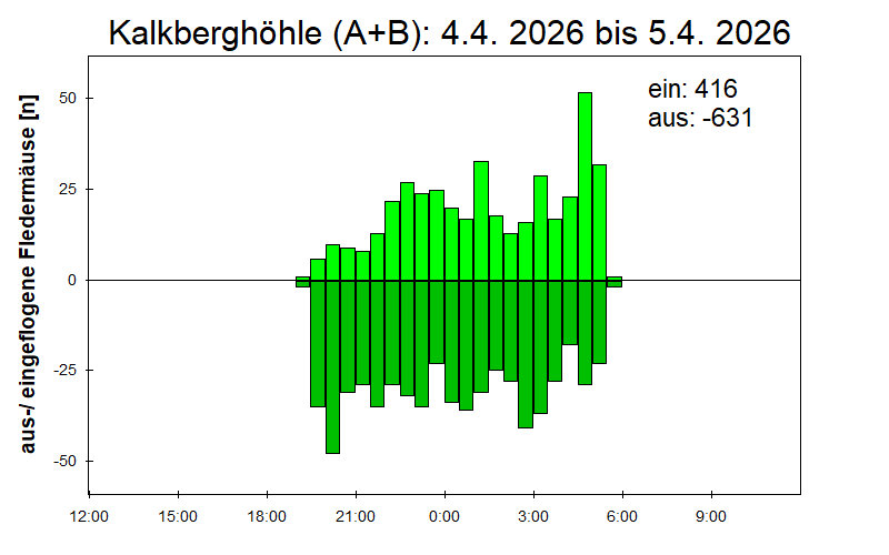 [Fledermaus] Lichtschranke: Segeberger Kalkberg (NABU Schleswig-Holstein)