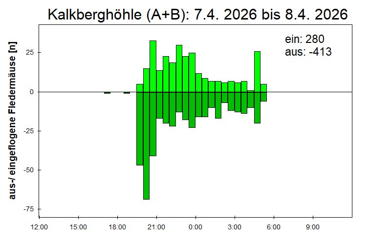 [Fledermaus] Lichtschranke: Segeberger Kalkberg (NABU Schleswig-Holstein)