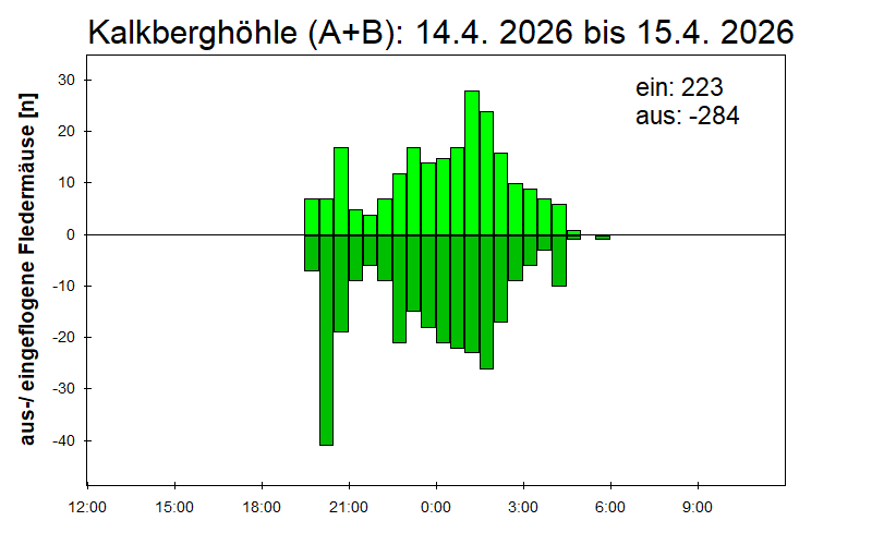[Fledermaus] Lichtschranke: Segeberger Kalkberg (NABU Schleswig-Holstein)