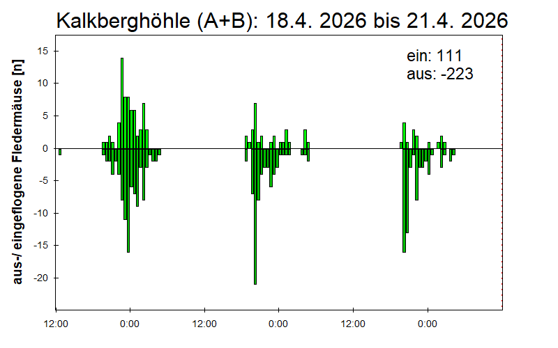 [Fledermaus] Lichtschranke: Segeberger Kalkberg (NABU Schleswig-Holstein)