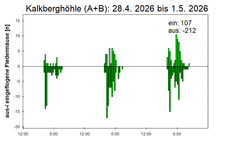 [Fledermaus] Lichtschranke: Segeberger Kalkberg (NABU Schleswig-Holstein)