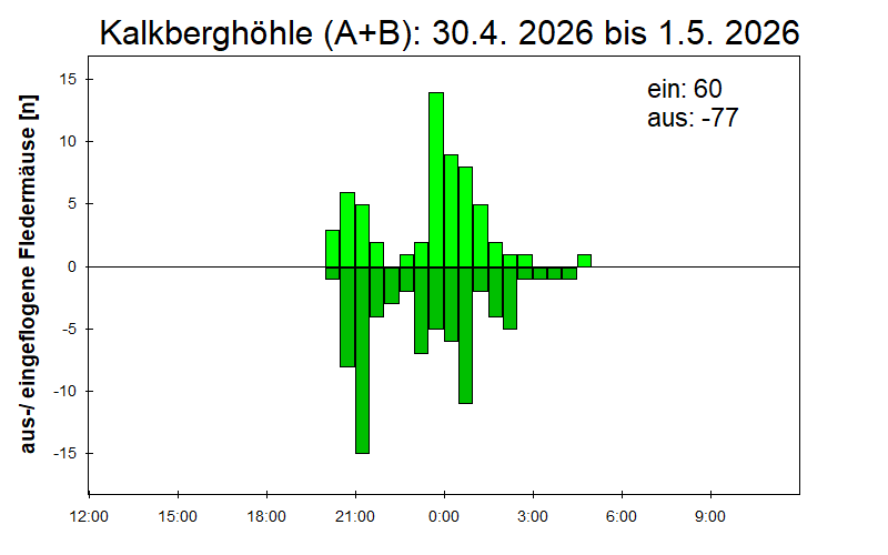 [Fledermaus] Lichtschranke: Segeberger Kalkberg (NABU Schleswig-Holstein)