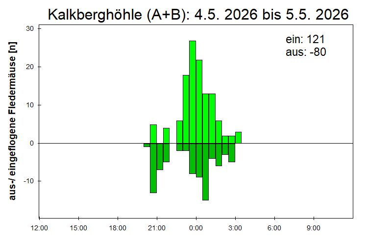 [Fledermaus] Lichtschranke: Segeberger Kalkberg (NABU Schleswig-Holstein)