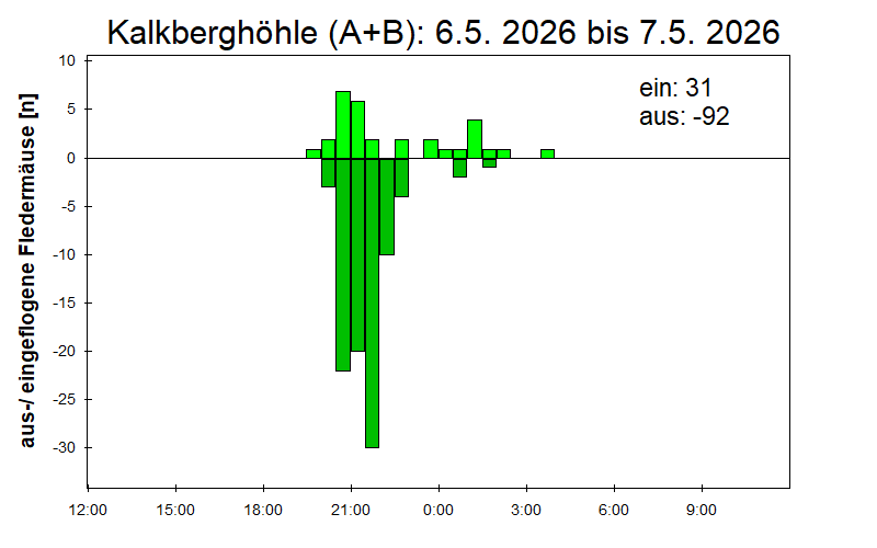 [Fledermaus] Lichtschranke: Segeberger Kalkberg (NABU Schleswig-Holstein)