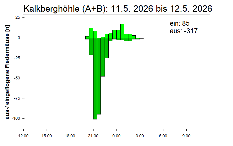 [Fledermaus] Lichtschranke: Segeberger Kalkberg (NABU Schleswig-Holstein)