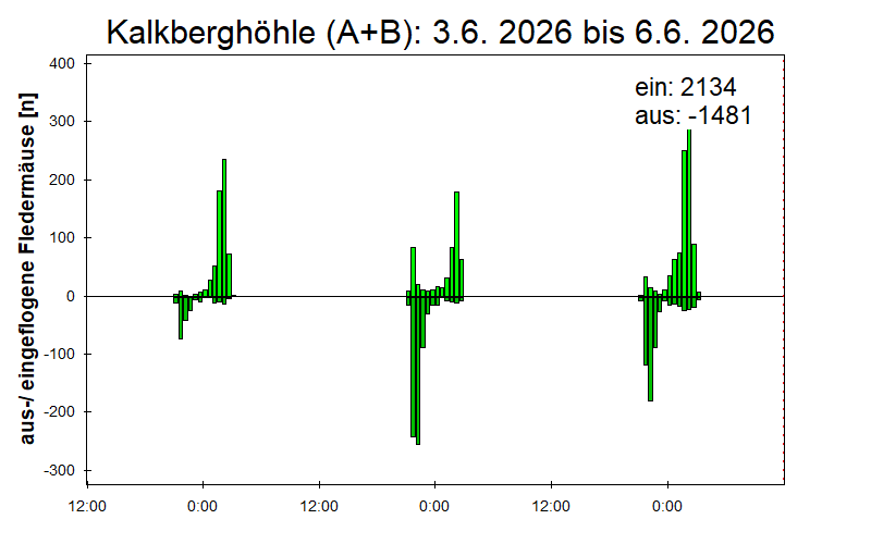 [Fledermaus] Lichtschranke: Segeberger Kalkberg (NABU Schleswig-Holstein)