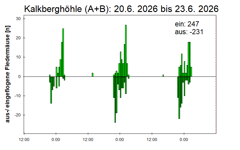 [Fledermaus] Lichtschranke: Segeberger Kalkberg (NABU Schleswig-Holstein)
