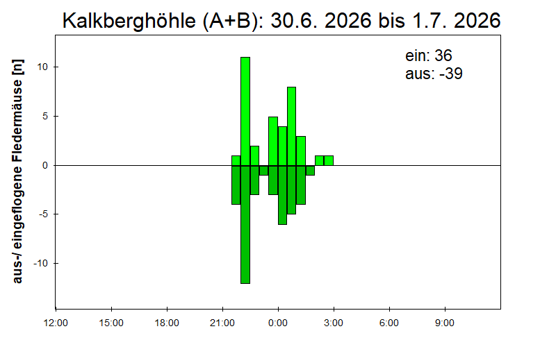 [Fledermaus] Lichtschranke: Segeberger Kalkberg (NABU Schleswig-Holstein)