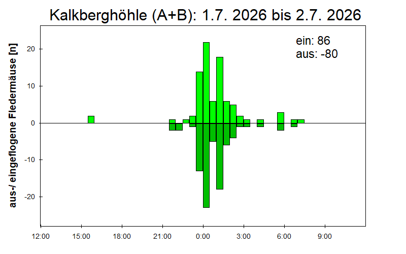 [Fledermaus] Lichtschranke: Segeberger Kalkberg (NABU Schleswig-Holstein)