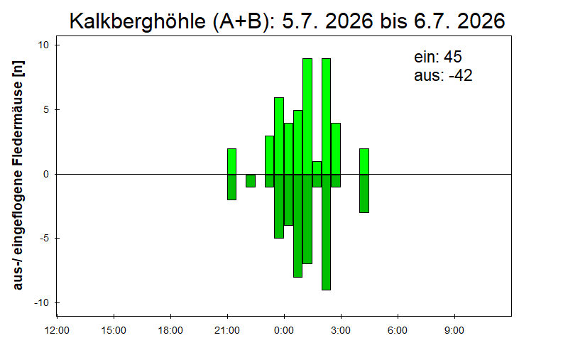 [Fledermaus] Lichtschranke: Segeberger Kalkberg (NABU Schleswig-Holstein)