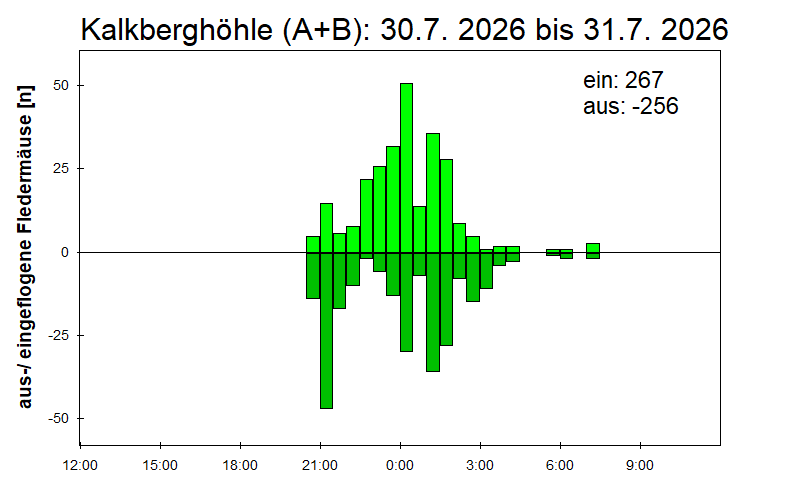 [Fledermaus] Lichtschranke: Segeberger Kalkberg (NABU Schleswig-Holstein)