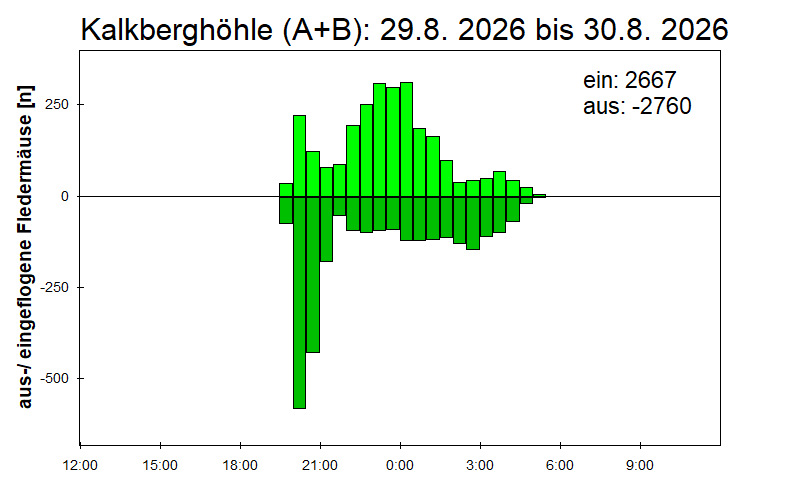 [Fledermaus] Lichtschranke: Segeberger Kalkberg (NABU Schleswig-Holstein)
