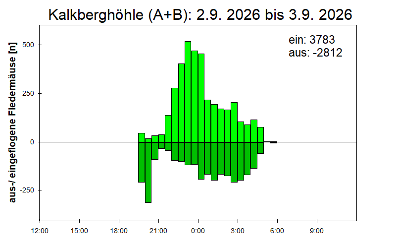 [Fledermaus] Lichtschranke: Segeberger Kalkberg (NABU Schleswig-Holstein)