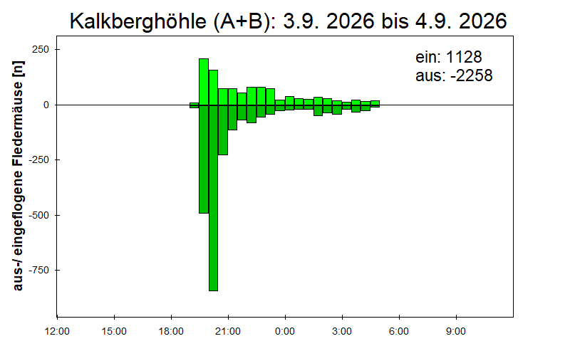 [Fledermaus] Lichtschranke: Segeberger Kalkberg (NABU Schleswig-Holstein)