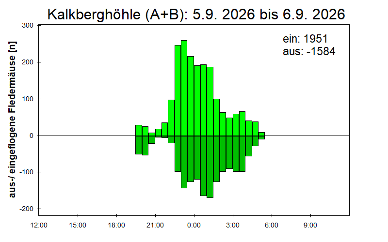 [Fledermaus] Lichtschranke: Segeberger Kalkberg (NABU Schleswig-Holstein)