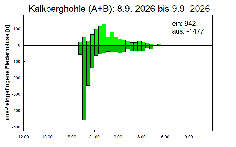 [Fledermaus] Lichtschranke: Segeberger Kalkberg (NABU Schleswig-Holstein)